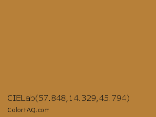 CIELab 57.848,14.329,45.794 Color Image