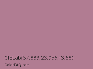CIELab 57.883,23.956,-3.58 Color Image