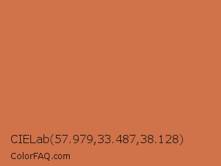 CIELab 57.979,33.487,38.128 Color Image