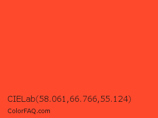 CIELab 58.061,66.766,55.124 Color Image