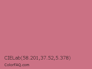 CIELab 58.201,37.52,5.378 Color Image