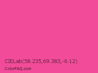 CIELab 58.235,69.383,-6.12 Color Image