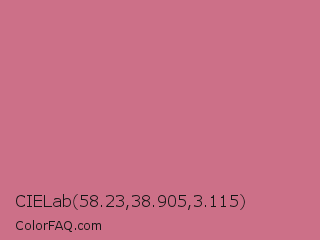 CIELab 58.23,38.905,3.115 Color Image