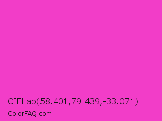 CIELab 58.401,79.439,-33.071 Color Image