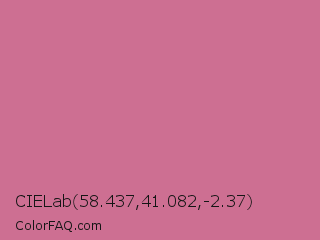 CIELab 58.437,41.082,-2.37 Color Image