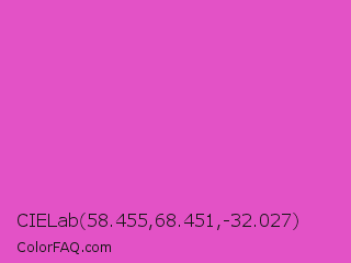CIELab 58.455,68.451,-32.027 Color Image