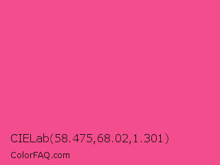 CIELab 58.475,68.02,1.301 Color Image