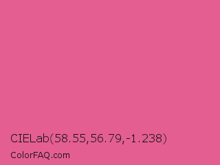 CIELab 58.55,56.79,-1.238 Color Image