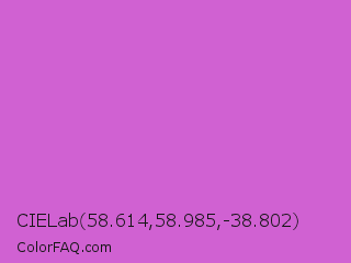 CIELab 58.614,58.985,-38.802 Color Image