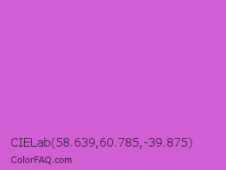 CIELab 58.639,60.785,-39.875 Color Image