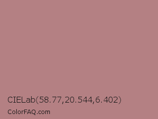 CIELab 58.77,20.544,6.402 Color Image
