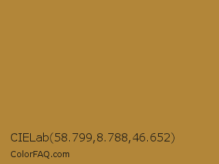 CIELab 58.799,8.788,46.652 Color Image
