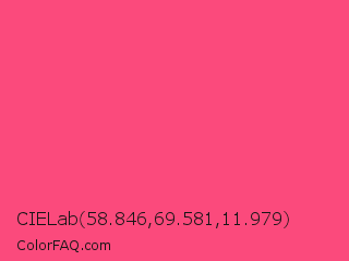 CIELab 58.846,69.581,11.979 Color Image