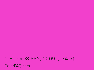 CIELab 58.885,79.091,-34.6 Color Image