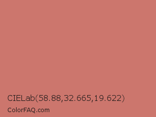 CIELab 58.88,32.665,19.622 Color Image
