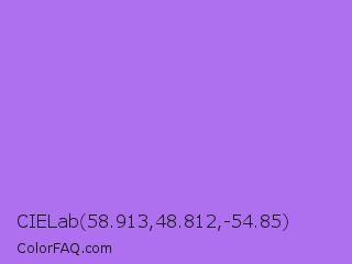 CIELab 58.913,48.812,-54.85 Color Image