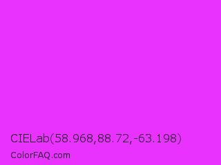 CIELab 58.968,88.72,-63.198 Color Image