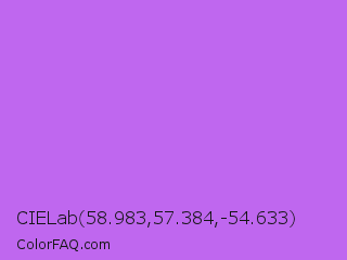 CIELab 58.983,57.384,-54.633 Color Image