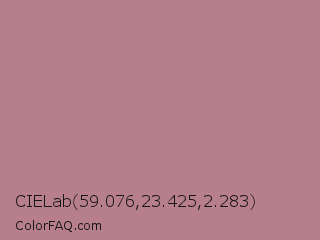 CIELab 59.076,23.425,2.283 Color Image