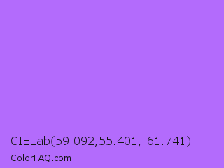 CIELab 59.092,55.401,-61.741 Color Image