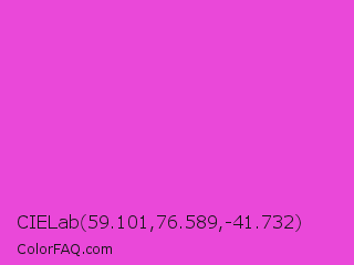 CIELab 59.101,76.589,-41.732 Color Image