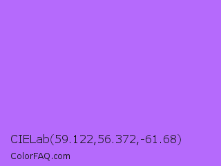 CIELab 59.122,56.372,-61.68 Color Image