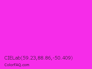CIELab 59.23,88.86,-50.409 Color Image
