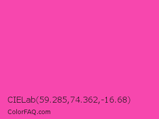CIELab 59.285,74.362,-16.68 Color Image