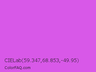 CIELab 59.347,68.853,-49.95 Color Image