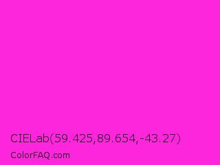 CIELab 59.425,89.654,-43.27 Color Image