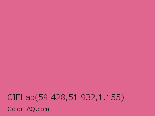 CIELab 59.428,51.932,1.155 Color Image