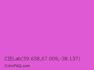 CIELab 59.658,67.009,-38.137 Color Image