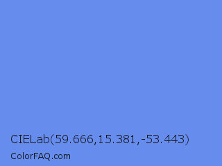 CIELab 59.666,15.381,-53.443 Color Image