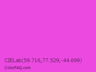 CIELab 59.716,77.529,-44.699 Color Image