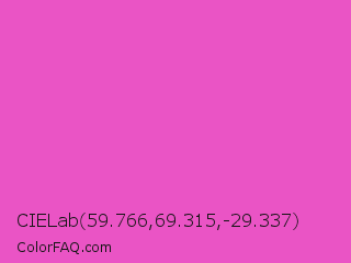 CIELab 59.766,69.315,-29.337 Color Image