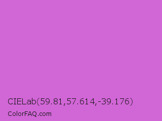 CIELab 59.81,57.614,-39.176 Color Image