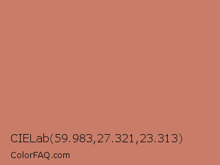 CIELab 59.983,27.321,23.313 Color Image