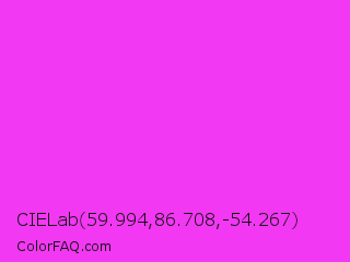 CIELab 59.994,86.708,-54.267 Color Image