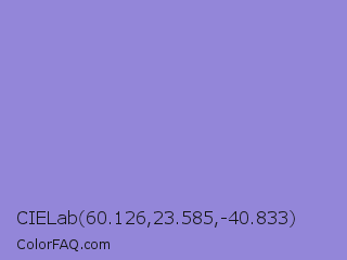 CIELab 60.126,23.585,-40.833 Color Image