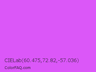 CIELab 60.475,72.82,-57.036 Color Image