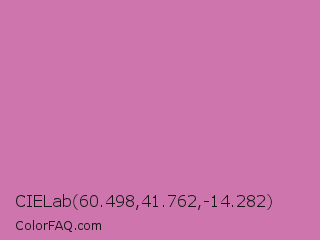 CIELab 60.498,41.762,-14.282 Color Image