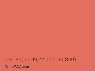 CIELab 60.49,44.055,30.859 Color Image
