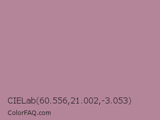 CIELab 60.556,21.002,-3.053 Color Image