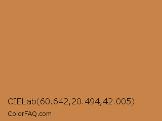 CIELab 60.642,20.494,42.005 Color Image