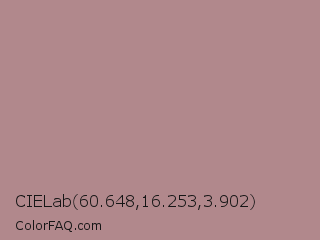 CIELab 60.648,16.253,3.902 Color Image