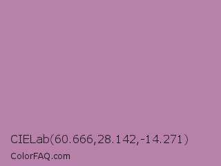 CIELab 60.666,28.142,-14.271 Color Image