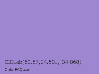 CIELab 60.67,24.501,-34.868 Color Image