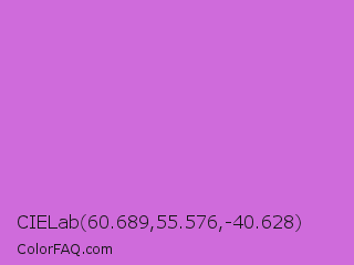 CIELab 60.689,55.576,-40.628 Color Image