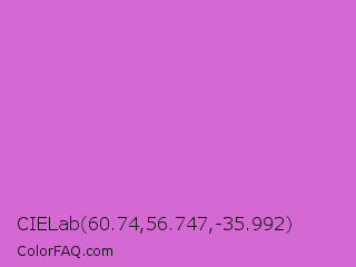 CIELab 60.74,56.747,-35.992 Color Image