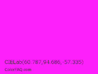 CIELab 60.787,94.686,-57.335 Color Image
